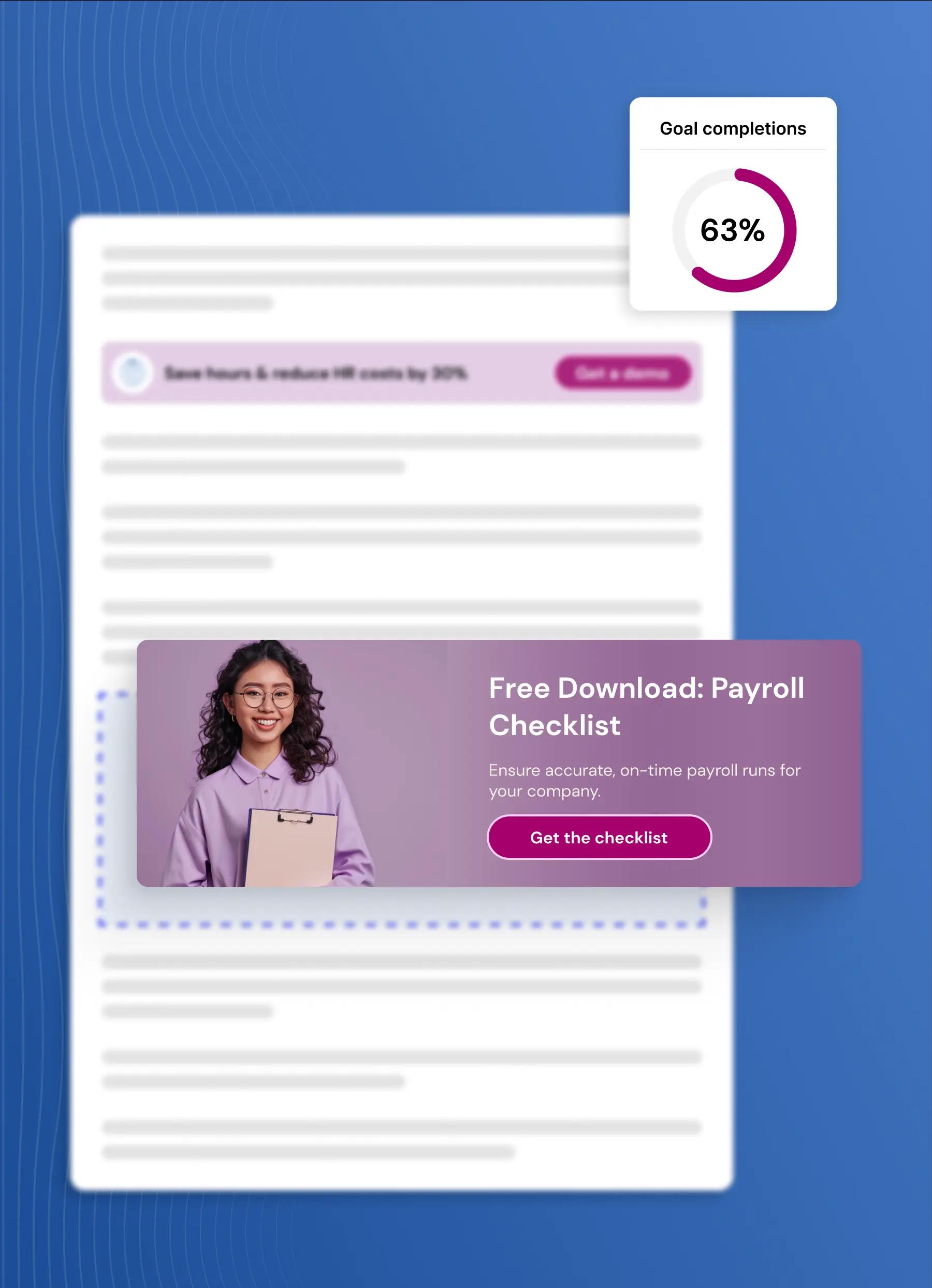 Convert organic traffic into sales