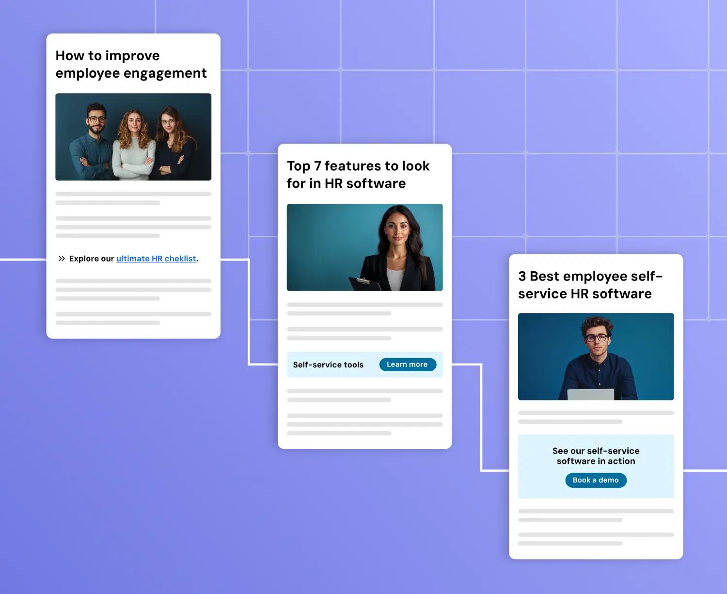 Break down complex user journeys