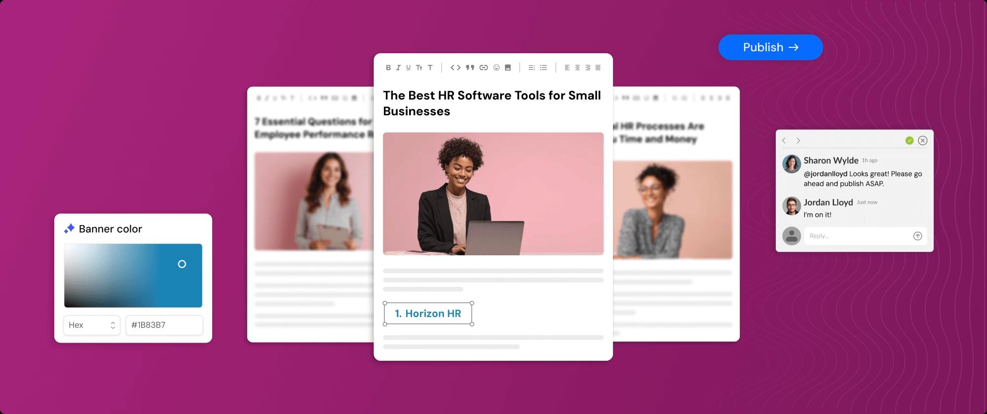 Create content efficiently, at scale