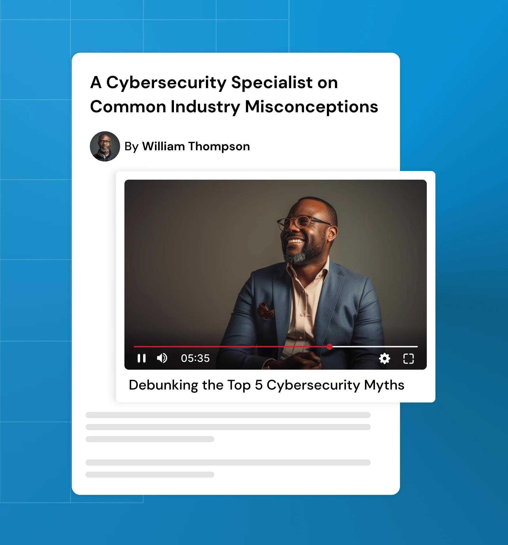 Share expert insights with your audience