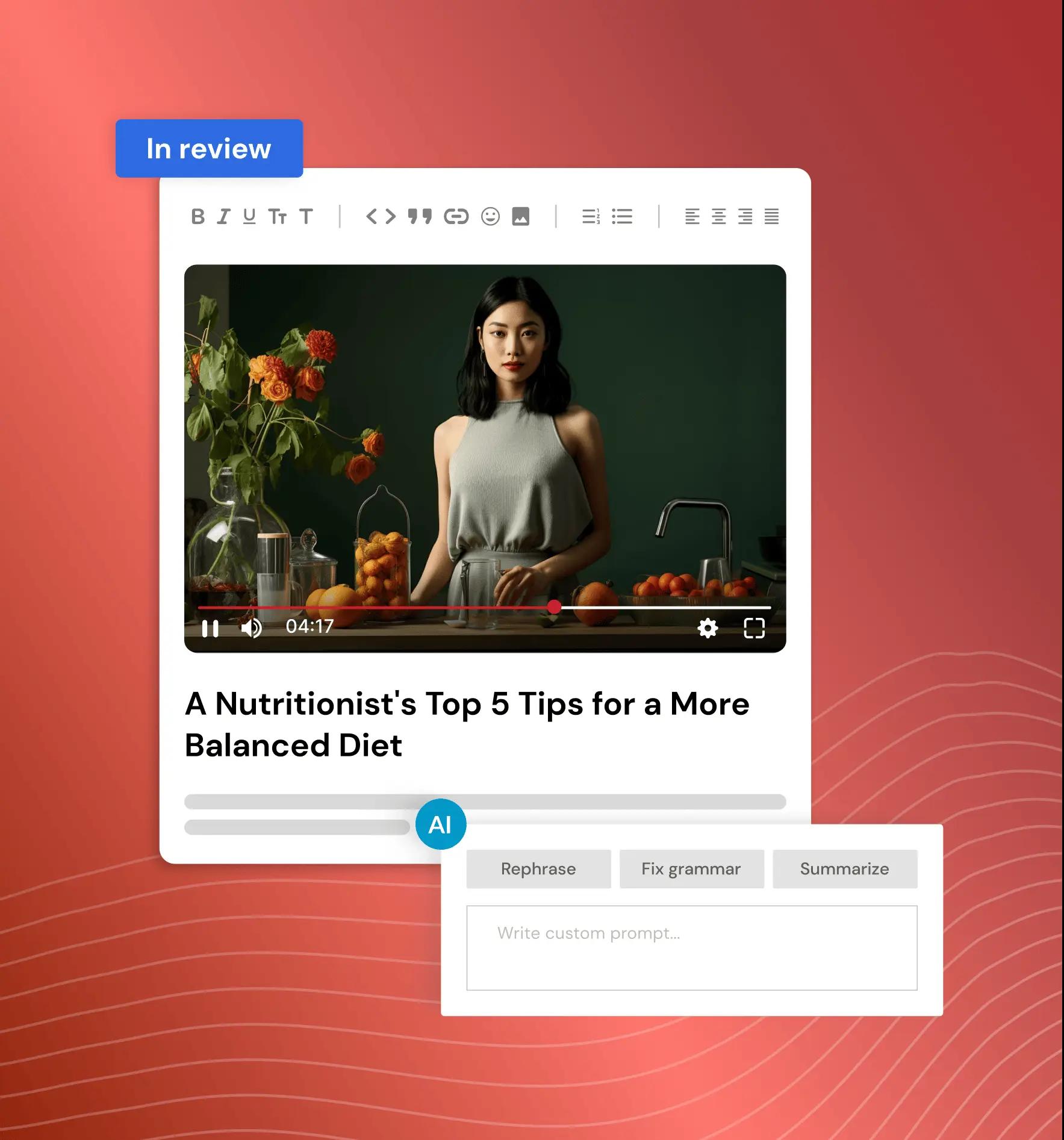 Streamline content creation while increasing scale